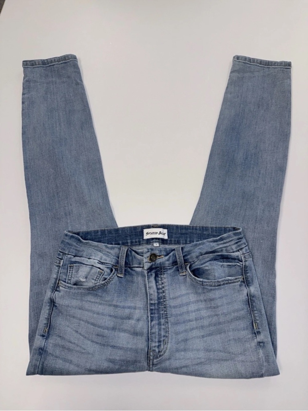 Studio Blue Women’s High Waisted Ripped Skinny Jeans Size 30